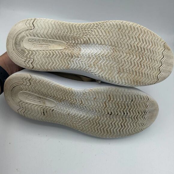 Cole Haan 7 1/2‎ B Grand 360 Cream and Carolina Blue Top Sail Sneakers - Picture 9 of 10